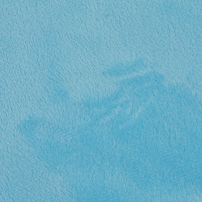 Лоскут для рукоделия, плюш, голубой, 50 &times; 50 см