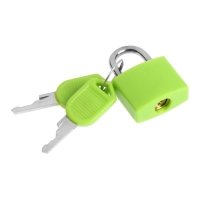 Замок навесной для чемодана, малый, зеленый Замок навесной для чемодана, малый, зеленый