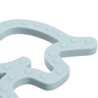 Прорезыватель силиконовый &laquo;Слоник&raquo;, цвет синий, Mum&Baby