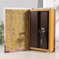 Сейф-книга дерево, кожзам "Париж прекрасен" 21х13х5 см