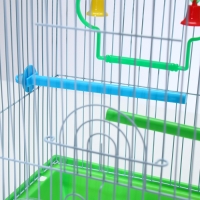Клетка для птиц укомплектованная Bd-1/1d, 30 х 23 х 39 см, зелёная (фасовка 12 шт) Клетка для птиц укомплектованная Bd-1/1d, 30 х 23 х 39 см, зелёная (фасовка 12 шт)