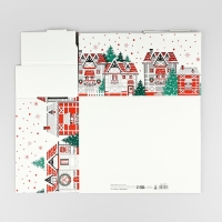 Коробка подарочная новогодняя складная &laquo;Sweet home&raquo;, 31.2 х 25.6 х 16.1 см, Новый год