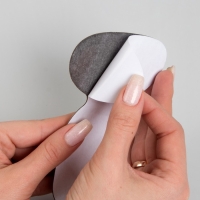 Пяткоудерживатели для обуви, с подпяточником, на клеевой основе, 14 × 9 см, пара, цвет бежевый Пяткоудерживатели для обуви, с подпяточником, на клеевой основе, 14 × 9 см, пара, цвет бежевый