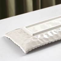 Блюдо керамическое сервировочное &laquo;Воздушность&raquo;, 35,5&times;10,5&times;2.5 см, цвет белый