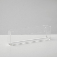 Подставка под визитки, 9,8×1,8×3 см, оргстекло 2 мм, В ЗАЩИТНОЙ ПЛЁНКЕ Подставка под визитки, 9,8×1,8×3 см, оргстекло 2 мм, В ЗАЩИТНОЙ ПЛЁНКЕ
