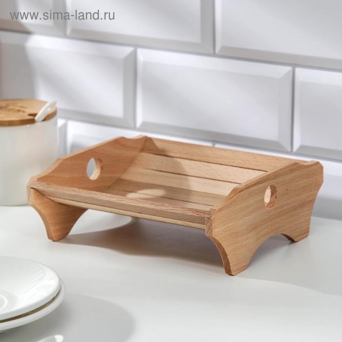 Хлебница деревяннaя Премиум &laquo;Хозяюшкa&raquo;, 18&times;17&times;7 см, бук