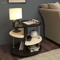 Стол журнальный (СЖ-5), 700х700х605, Дуб венге/Дуб молочный Стол журнальный (СЖ-5), 700х700х605, Дуб венге/Дуб молочный