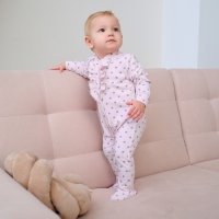 Комбинезон Крошка Я "Горошек", розовый, рост 74-80 см Комбинезон Крошка Я "Горошек", розовый, рост 74-80 см