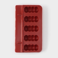 Форма для леденцов «Батончик», силикон, 19×11×2 см, 5 ячеек (6×2,6 см), цвет МИКС Форма для леденцов «Батончик», силикон, 19×11×2 см, 5 ячеек (6×2,6 см), цвет МИКС