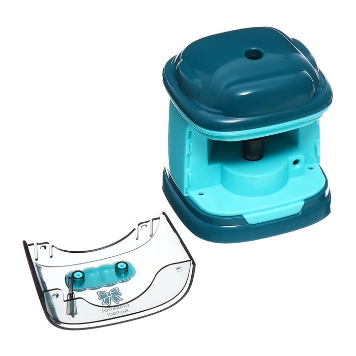 Точилка электрическая (батарейки в комплект не входят).работает от 2-х АА батареек Бирюзовый Точилка электрическая (батарейки в комплект не входят).работает от 2-х АА батареек Бирюзовый