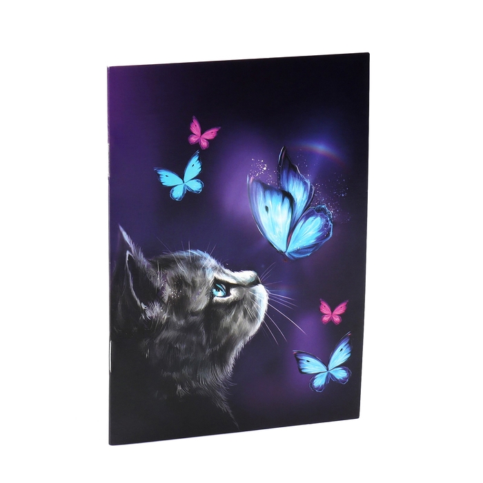 Детский рюкзак с блокнотом &laquo;Котик&raquo;, 23х20,5 см