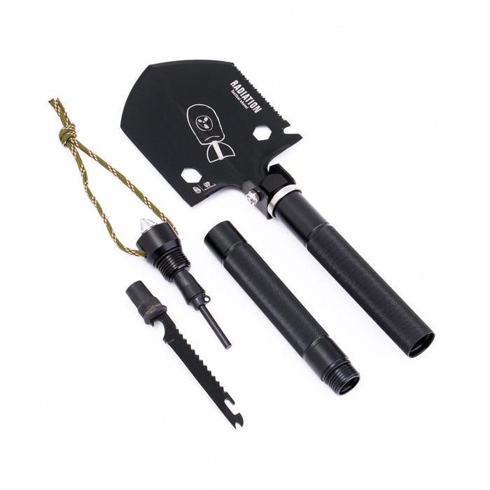 Лопата многофункциональная 6в1 в чехле, черная Лопата многофункциональная 6в1 в чехле, черная