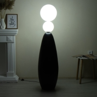 Торшер "Бабл" LED 18Вт 4000К черный 38х38х155см Торшер "Бабл" LED 18Вт 4000К черный 38х38х155см