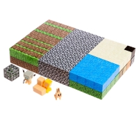 Конструктор UNICON &laquo;Магнитные кубики. Мой мир&raquo;, 2 фигурки, 192 детали