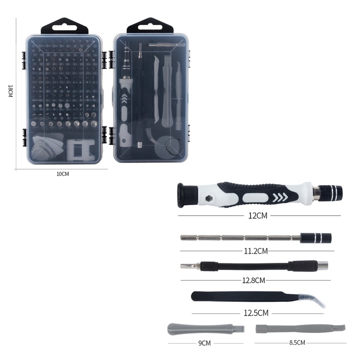Ремонтный набор инструментов в кейсе 115 в 1 для точных работ Ремонтный набор инструментов в кейсе 115 в 1 для точных работ