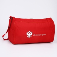 Сумка спортивная Russian Team, наружный карман, 40 см х 24 см х 21 см, цвет красный Сумка спортивная Russian Team, наружный карман, 40 см х 24 см х 21 см, цвет красный