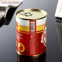 Носки в банке "Настоящие носки. С 23 февраля" (мужские, цвет черный)