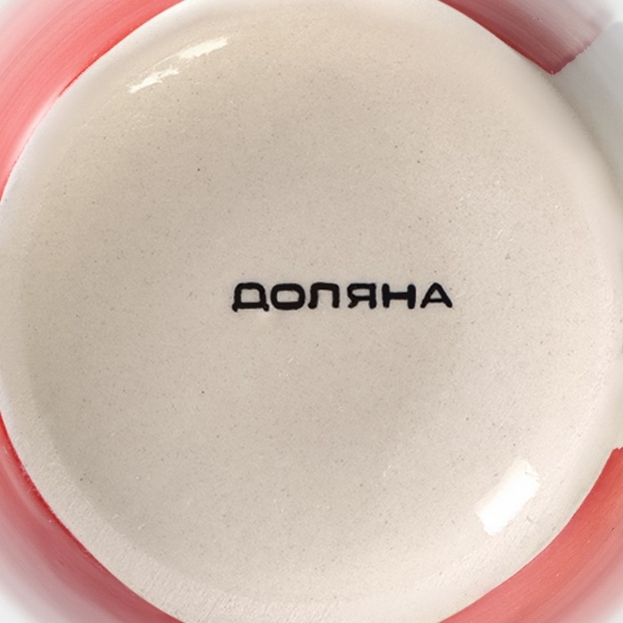 Кружка керамическая Доляна «Морской мир», 360 мл, цвет красный Кружка керамическая Доляна «Морской мир», 360 мл, цвет красный