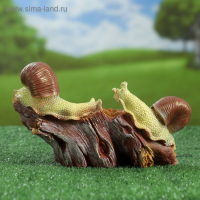 Садовая фигура "Улитки-кормушки" 24х15х14см Садовая фигура "Улитки-кормушки" 24х15х14см