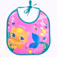 Нагрудник для кормления «ТРЕНД. Лапочки» непромокаемый на завязках, МИКС Нагрудник для кормления «ТРЕНД. Лапочки» непромокаемый на завязках, МИКС