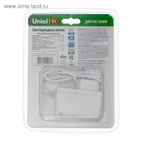 Фитолента светодиодная Uniel, 12 В, SMD2835, 2 м, IP65, 7.5Вт/м, 42LED/м, мультиспектральная Фитолента светодиодная Uniel, 12 В, SMD2835, 2 м, IP65, 7.5Вт/м, 42LED/м, мультиспектральная