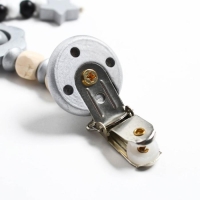 Держатель для соски - пустышки &laquo;Звездочки&raquo;, деревянный, цвет серый