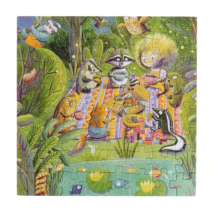 Пазлы 4 в 1 &laquo;Чудесный день&raquo;, 25, 36, 49, 64 элемента