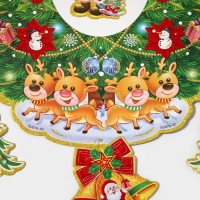 Декоративное украшение (подвеска) "Новогодняя ёлка" 62х36 см Декоративное украшение (подвеска) "Новогодняя ёлка" 62х36 см