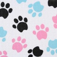 Коврик под миску &laquo;Лапки темные&raquo;, 52х38х0,3см