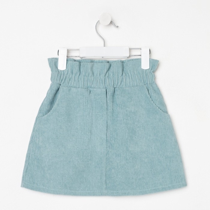 Юбка детская KAFTAN "Velvet", р. 32 (110-116), серо-голубой