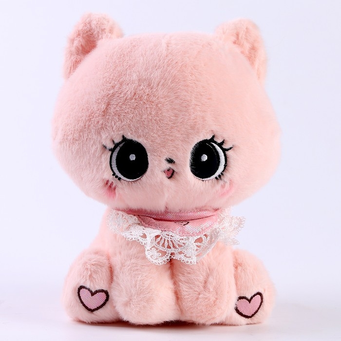 Мягкая игрушка &laquo;Котик&raquo;, 23 см, цвет розовый