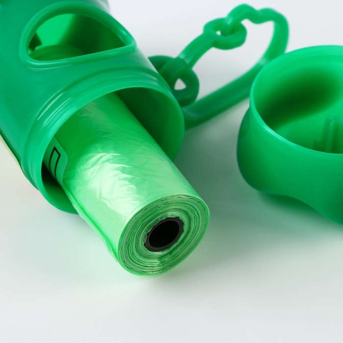 Контейнер с пакетами для уборки за собаками &laquo;Гулять&raquo; (рулон 15 шт)