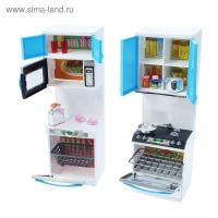 Кухня для кукол с аксессуарами, световые и звуковые эффекты Кухня для кукол с аксессуарами, световые и звуковые эффекты