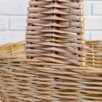 Корзина продуктовая, 62&times;41&times;18/50 см, ручное плетение, ива