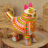 Филимоновская игрушка копилка &laquo;Кот&raquo;