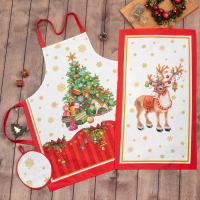 Набор подарочный &laquo;Этель&raquo; Новогодняя сказка, фартук, полотенце, прихватка