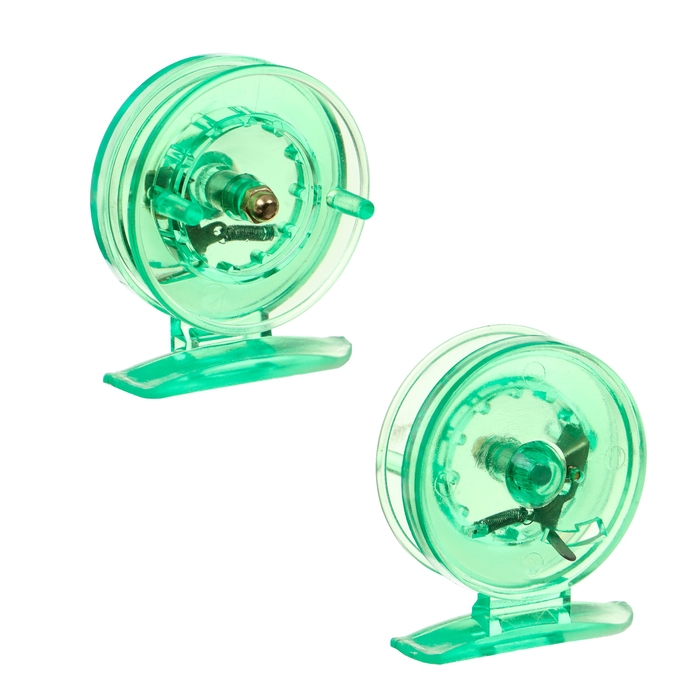 Катушка инерционная, пластик, диаметр 5.5 см, цвет зеленый, 806S Катушка инерционная, пластик, диаметр 5.5 см, цвет зеленый, 806S