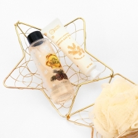 Новогодний подарочный набор косметики «Новогодняя звезда» для душа и ванны, золотая серия Новогодний подарочный набор косметики «Новогодняя звезда» для душа и ванны, золотая серия