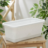 Ящик балконный с поддоном, 40 см, цвет мраморный Ящик балконный с поддоном, 40 см, цвет мраморный