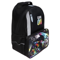 Рюкзак школьный, 37 х 26 х 13 см, эргономичная спинка, Calligrata ОРТ "Game on" Рюкзак школьный, 37 х 26 х 13 см, эргономичная спинка, Calligrata ОРТ "Game on"