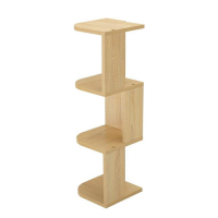 Полка угловая настольная и навесная Лео №4, 250х250х820, Дуб сонома Полка угловая настольная и навесная Лео №4, 250х250х820, Дуб сонома