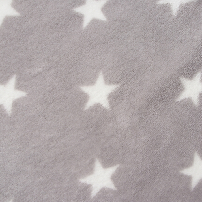 Плед Этель Плед Этель "Звезды" 200*220 см,100% п/э, корал-флис 220 гр/м2