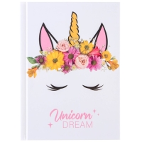 Блокнот А6 "Unicorn", 64 листа, в твёрдой обложке, Минни Маус и Единорог Блокнот А6 "Unicorn", 64 листа, в твёрдой обложке, Минни Маус и Единорог