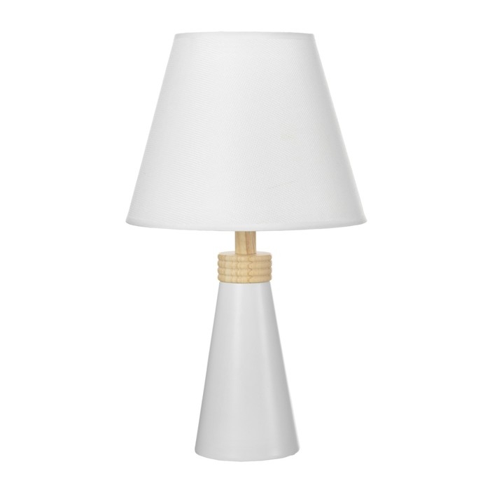 Настольная лампа "Аютаж" E27 40Вт белый 25х25х42,5 см RISALUX