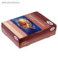 Краска акриловая, набор 12 цветов х 20 мл, Гамма "Хобби", морозостойкая, глянцевая, 3012198 Краска акриловая, набор 12 цветов х 20 мл, Гамма "Хобби", морозостойкая, глянцевая, 3012198