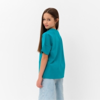 Футболка детская MINAKU "Gummy bear", цвет аквамарин, рост 104 см Футболка детская MINAKU "Gummy bear", цвет аквамарин, рост 104 см