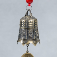 Колокольчик металл "Колокольчик-оружие с монетой" 20х3,8х3,8 см Колокольчик металл "Колокольчик-оружие с монетой" 20х3,8х3,8 см