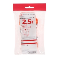 Трос-лента буксировочный TORSO, 2.5 т, 4 м, 2 крюка