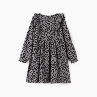 Платье детское с длин.рукавом KAFTAN Trendy grey р.30 (98-104)