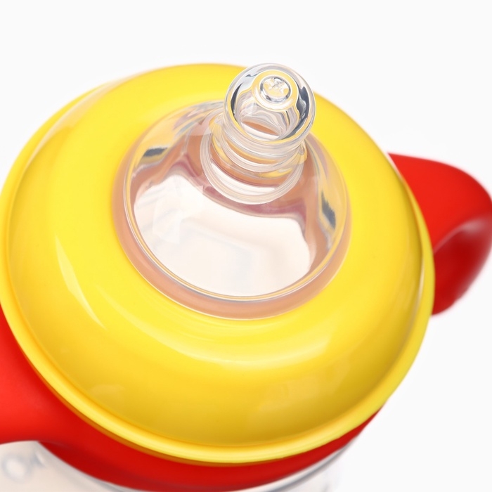 Бутылочка для кормления Крошка Я «Baby time collection», широкое горло, от 6 мес., 240 мл, цвет красный Бутылочка для кормления Крошка Я «Baby time collection», широкое горло, от 6 мес., 240 мл, цвет красный